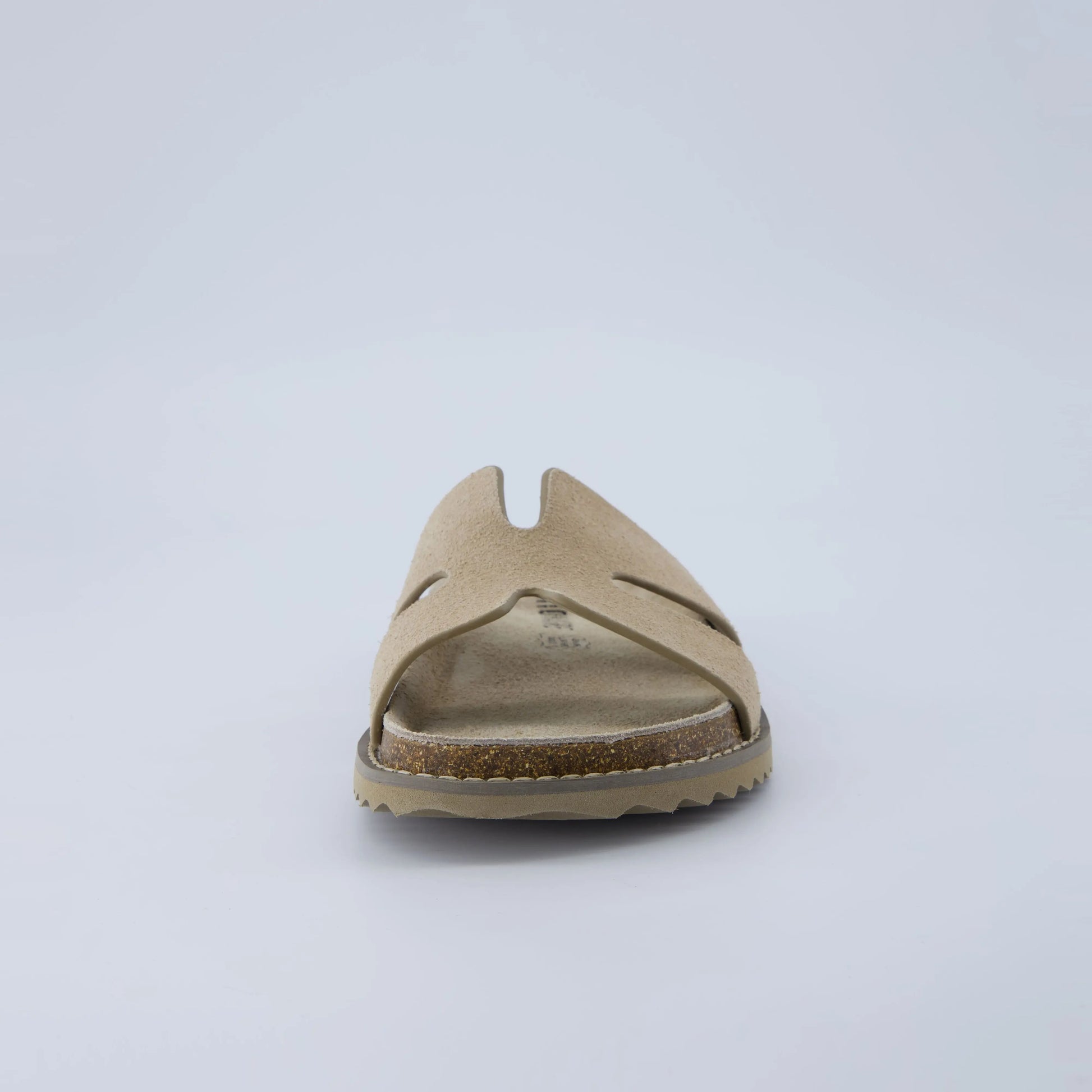 Cushionaire Women'S Wisdom Leather Slide Sandals - Genuine Leather Shoes for Women with Cutout Upper and Contoured Cork Footbed for Memory Foam Padded Comfort